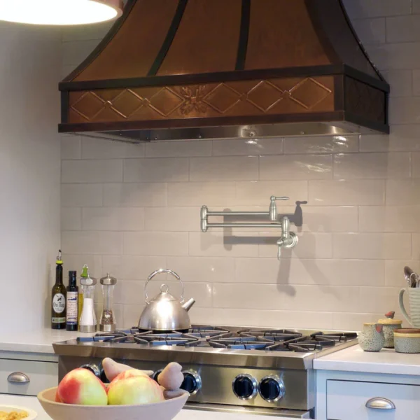 Brushed Nickel Pot Filler Kitchen Faucet Wall-Mounted - PF08 - Image 2