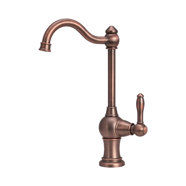 Copper One-Handle Drinking Water Filter Faucet, Solid Brass Water Purifier Faucet - Antique Bronze