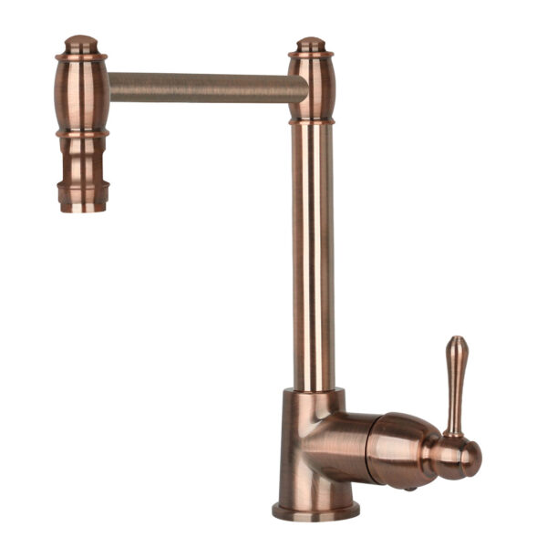 One-Handle Antique Copper Widespread Kitchen Bar/Prep Faucet - IK96118P2-AC