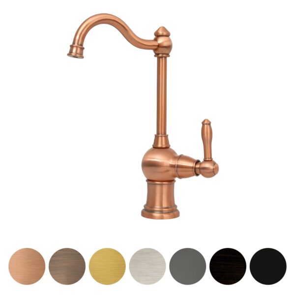 One-Handle Copper Drinking Water Filter Faucet for Instant Hot Water Tank Dispenser & Filtration System - IK97718A1-C