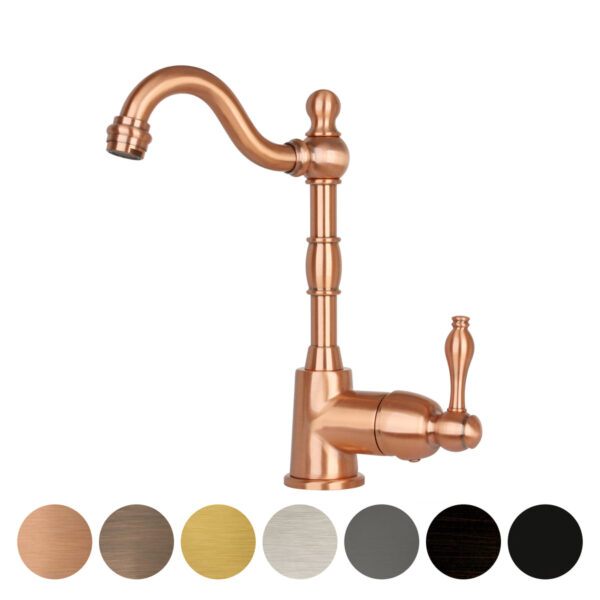 One-Handle Copper Widespread Kitchen Bar Faucet - IK96118P1