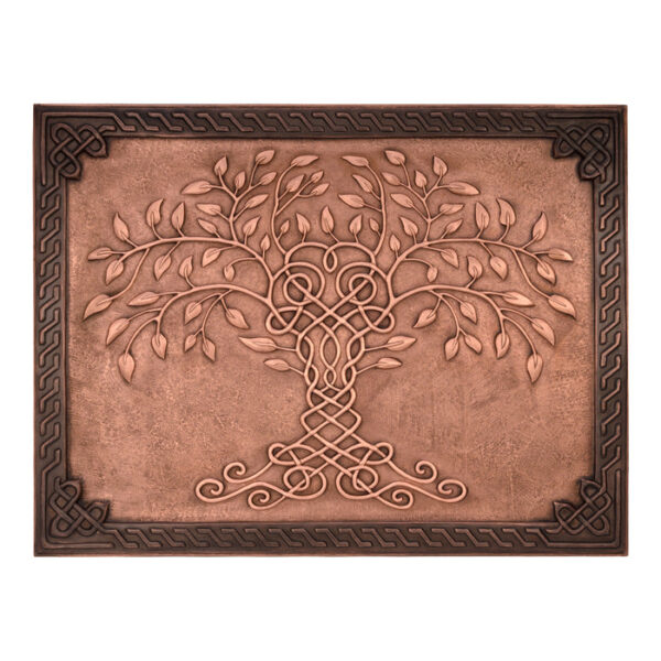Tree of Life Custom Copper Handmade Wall Decor Copper Kitchen Backsplash Mural-CM02 - Image 3