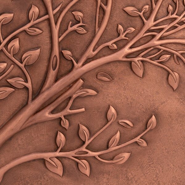 Tree of Life Custom Copper Handmade Wall Decor Copper Kitchen Backsplash Mural-CM02 - Image 2