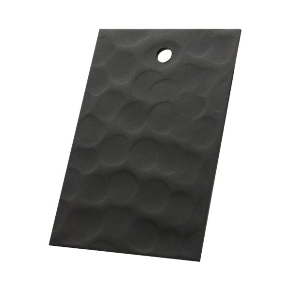 Icon Carbon Black Beehive Hammered Sample